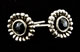 Black Swarovski Crystal Post Earrings