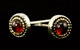 Garnet "Rounds" Post Earrings