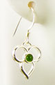 Celtic Jade Cabochon Beaded Earrings