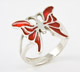 Butterfly (Ruby Red) Epoxy Ring