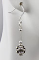 Bali Silver Beaded Earrings