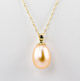 Pink Pearl Pendant Necklace