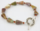 Fancy Jasper & Carnelian Bracelet