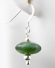 Afghan Jade Saucer Style Beaded Earrings