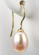 Pink Pearl Shepard's Hook Earrings