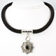 Black Onyx Woven Collar & Accessories