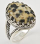 Dalmatian Jasper "Royal Series" Ring